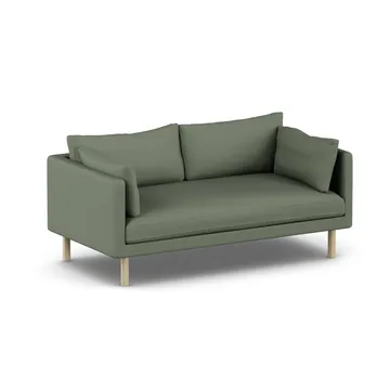 Linnevik sofa - Same Forest 6677-hvitoljet eik, 2-seters, uten skjørt - 1898
