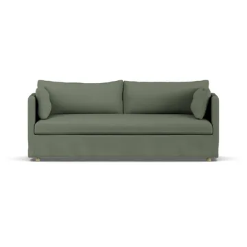 Linnevik sofa - Same Forest 6677-hvitoljet eik, 3-seters, med skjørt - 1898