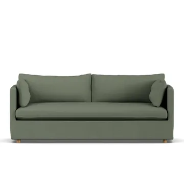 Linnevik sofa - Same Forest 6677-hvitoljet eik, 3-seters, med skjørt - 1898