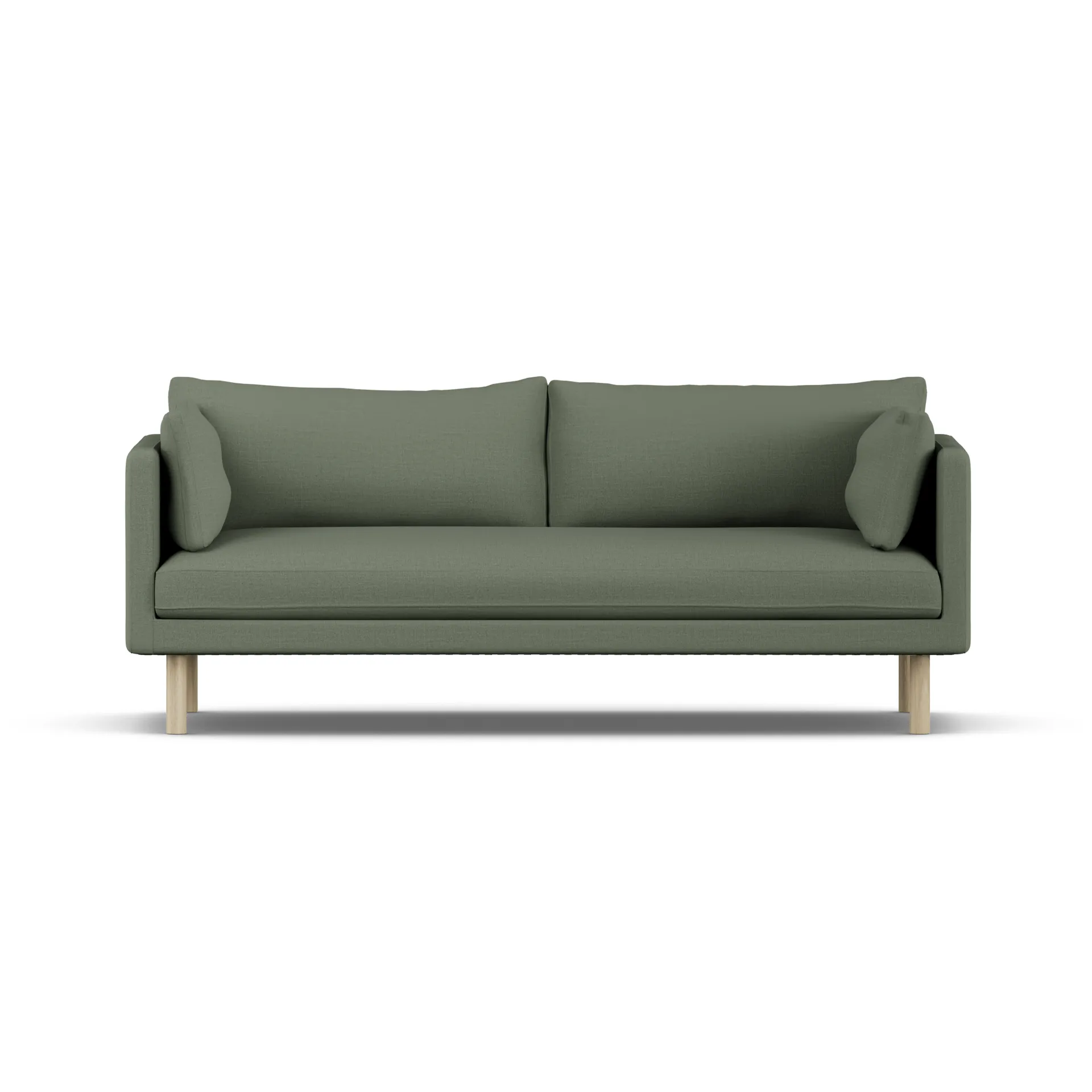 Linnevik sofa, Same Forest 6677-hvitoljet eik, 3-seters, uten skjørt 1898