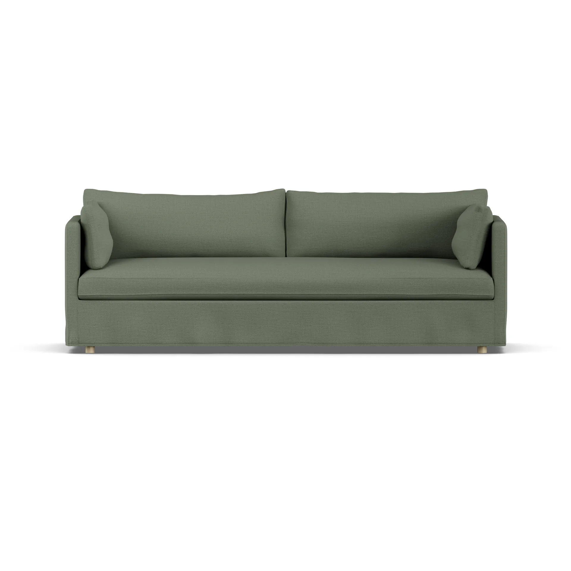 Linnevik sofa, Same Forest 6677-hvitoljet eik, 4-seters, med skjørt 1898
