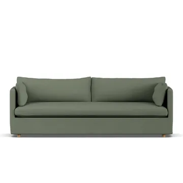 Linnevik sofa - Same Forest 6677-hvitoljet eik, 4-seters, med skjørt - 1898