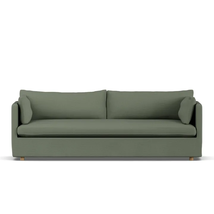 Linnevik sofa - Same Forest 6677-hvitoljet eik, 4-seters, med skjørt - 1898