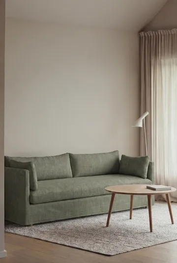 Linnevik sofa - Same Forest 6677-hvitoljet eik, 4-seters, med skjørt - 1898