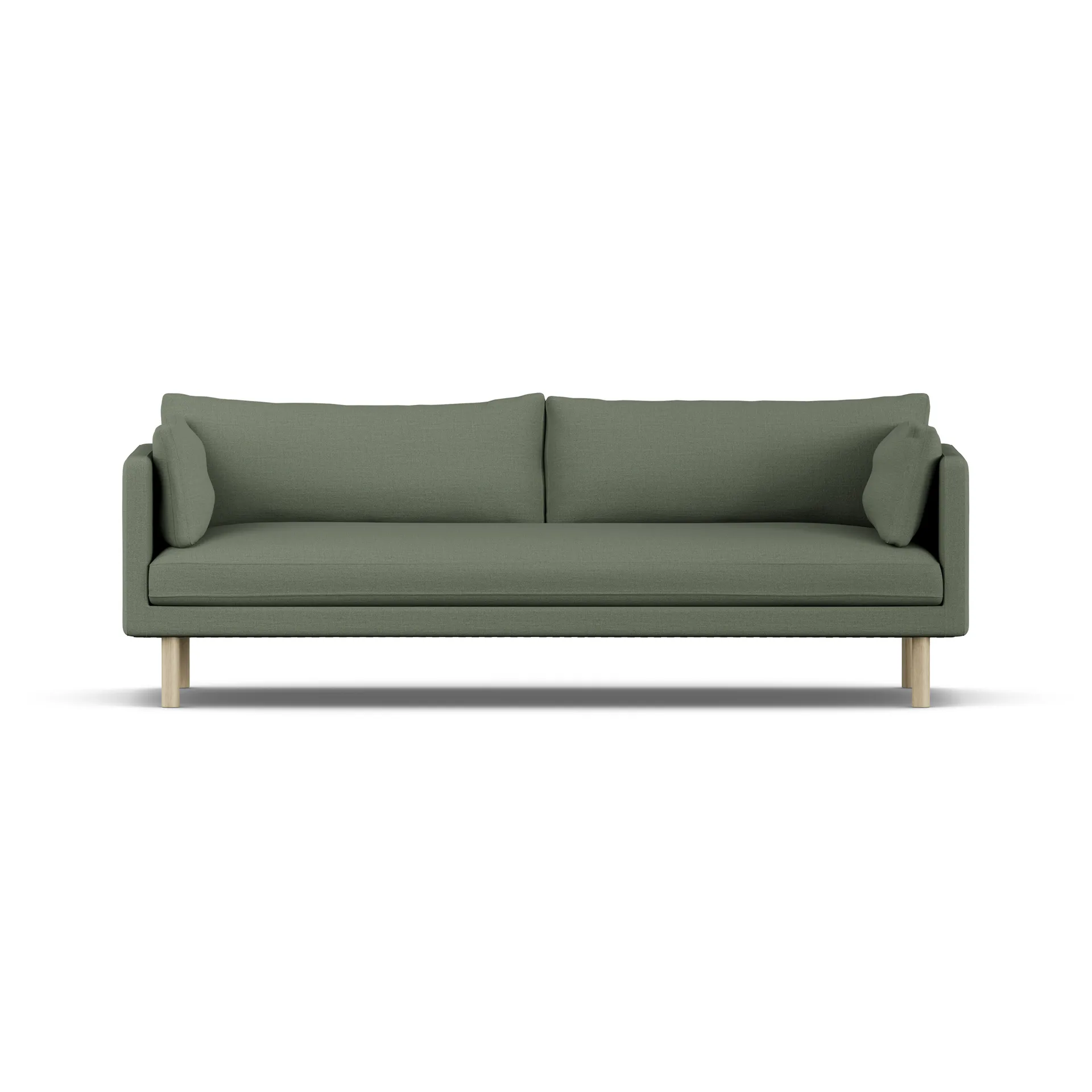 Linnevik sofa, Same Forest 6677-hvitoljet eik, 4-seters, uten skjørt 1898