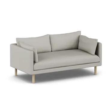 Linnevik sofa - Same Grey 6673-hvitoljet eik, 2-seters, uten skjørt - 1898