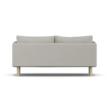 Linnevik sofa - Same Grey 6673-hvitoljet eik, 2-seters, uten skjørt - 1898
