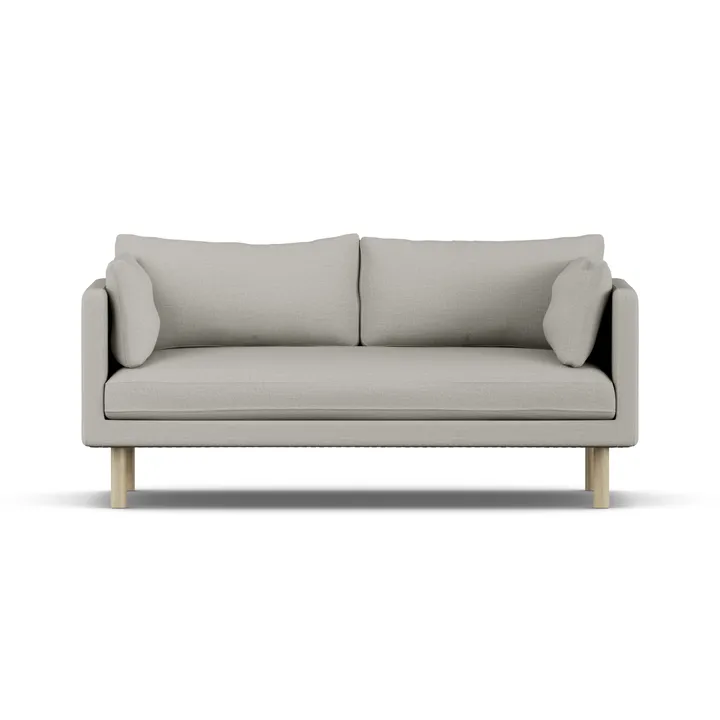 Linnevik sofa - Same Grey 6673-hvitoljet eik, 2-seters - 1898