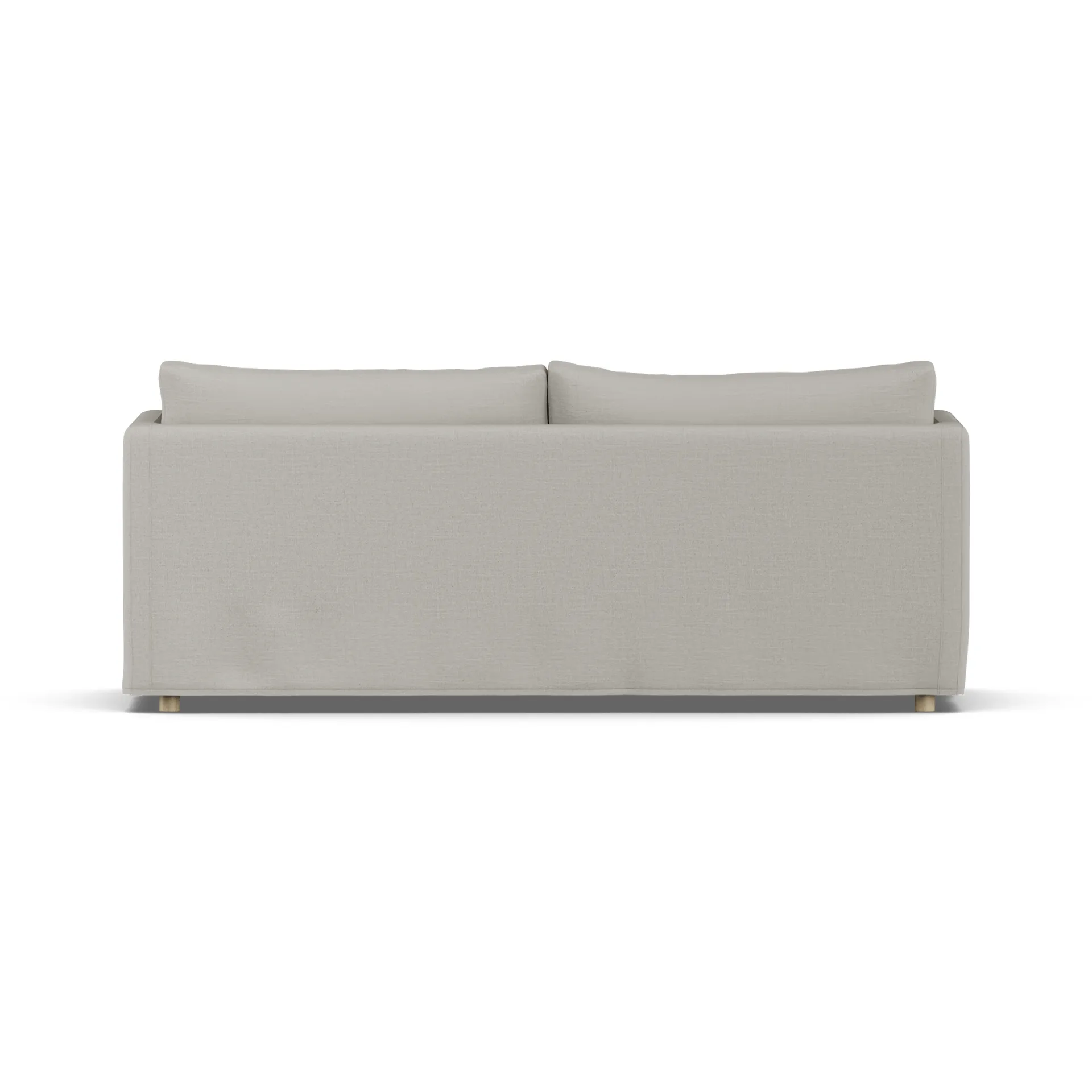 Linnevik sofa, Same Grey 6673-hvitoljet eik, 3-seters, med skjørt 1898