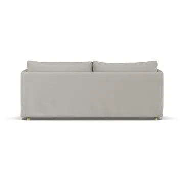 Linnevik sofa - Same Grey 6673-hvitoljet eik, 3-seters, med skjørt - 1898