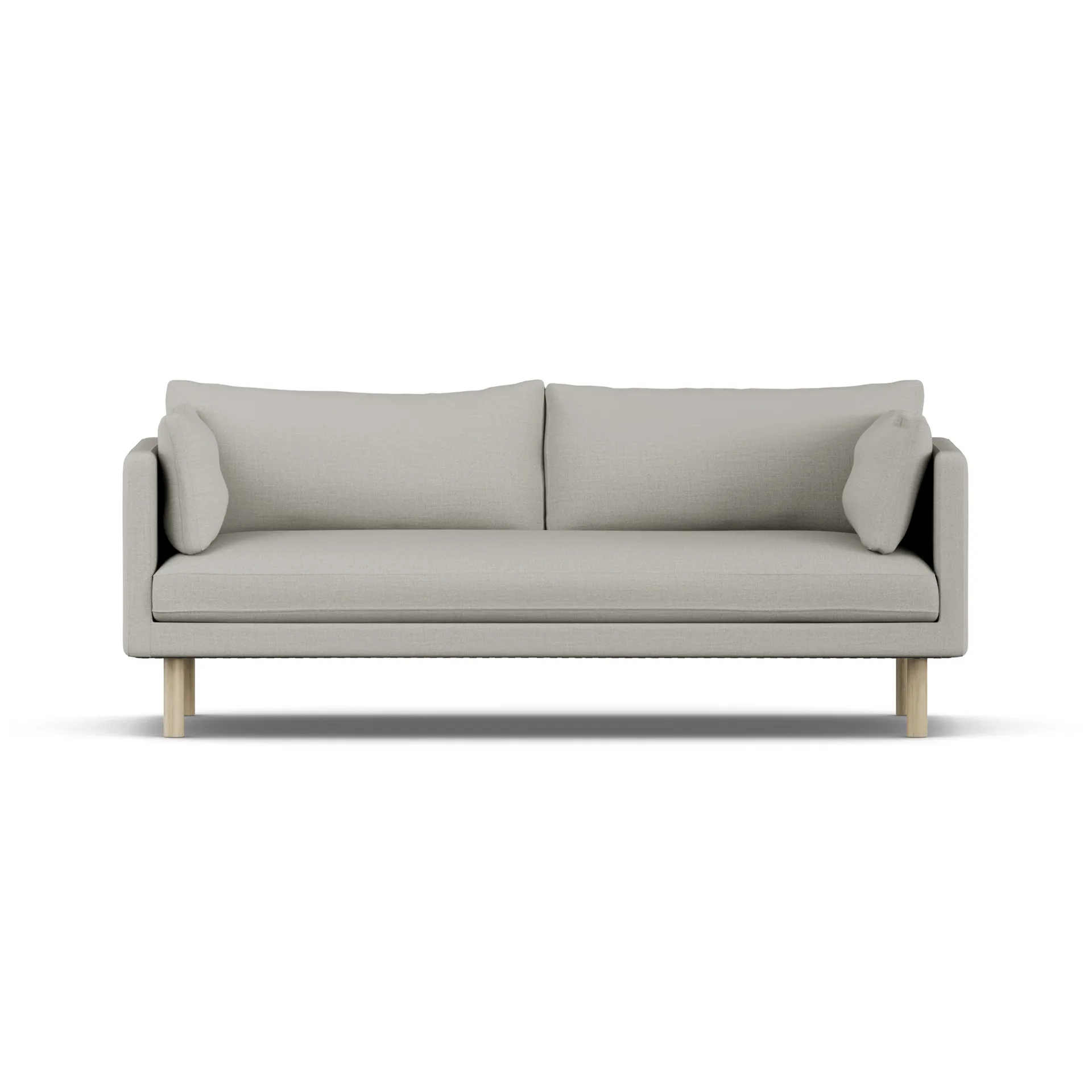 Linnevik sofa, Same Grey 6673-hvitoljet eik, 3-seters, uten skjørt 1898