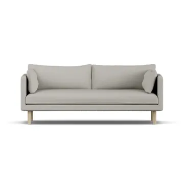Linnevik sofa - Same Grey 6673-hvitoljet eik, 3-seters, uten skjørt - 1898
