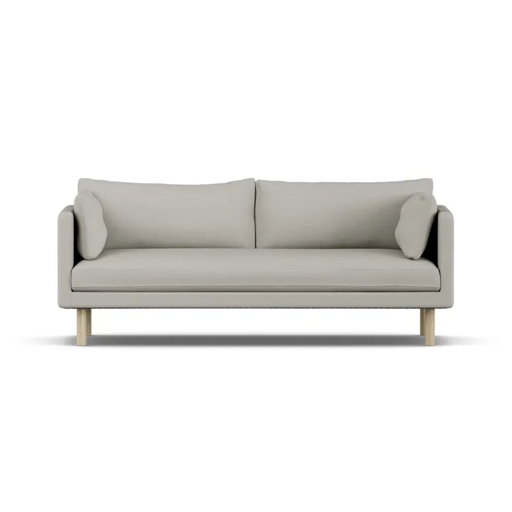 Linnevik sofa - Same Grey 6673-hvitoljet eik, 3-seters - 1898