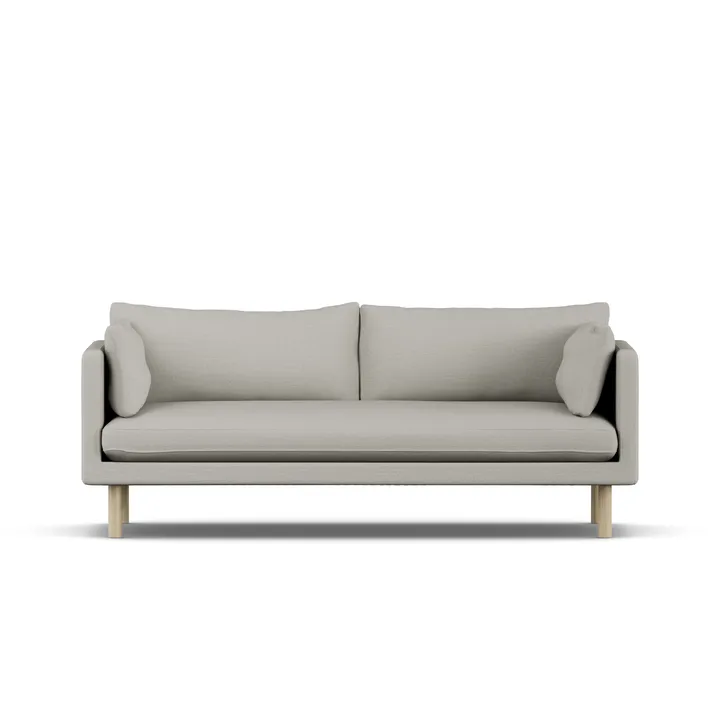 Linnevik sofa - Same Grey 6673-hvitoljet eik, 3-seters - 1898