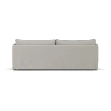 Linnevik sofa - Same Grey 6673-hvitoljet eik, 4-seters, med skjørt - 1898