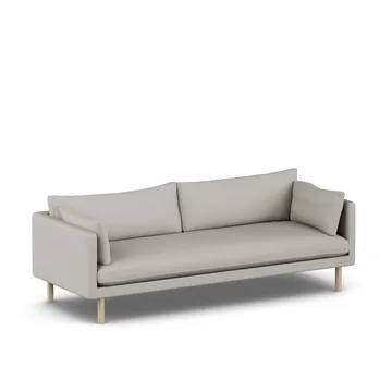 Linnevik sofa - Same Grey 6673-hvitoljet eik, 4-seters - 1898