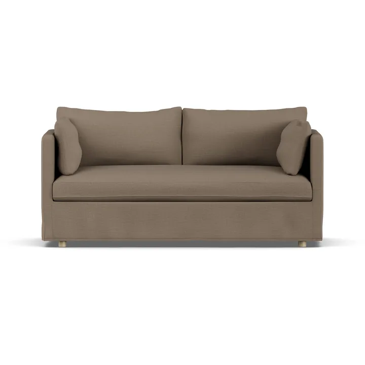 Linnevik sofa - Same Mole 6674-hvitoljet eik, 2-seters, med skjørt - 1898