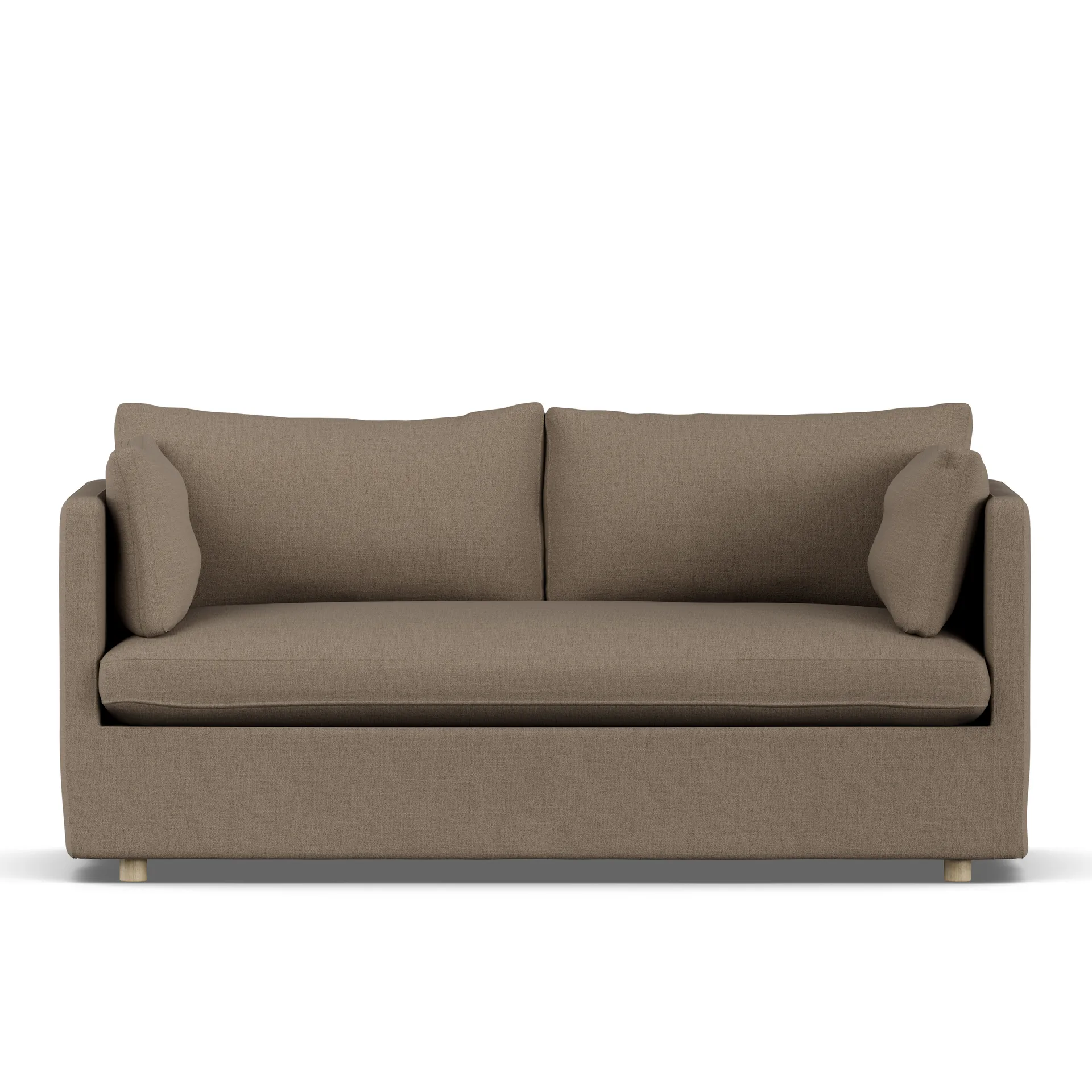 Linnevik sofa, Same Mole 6674-hvitoljet eik, 2-seters, med skjørt 1898