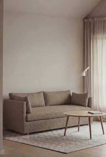 Linnevik sofa - Same Mole 6674-hvitoljet eik, 2-seters, med skjørt - 1898