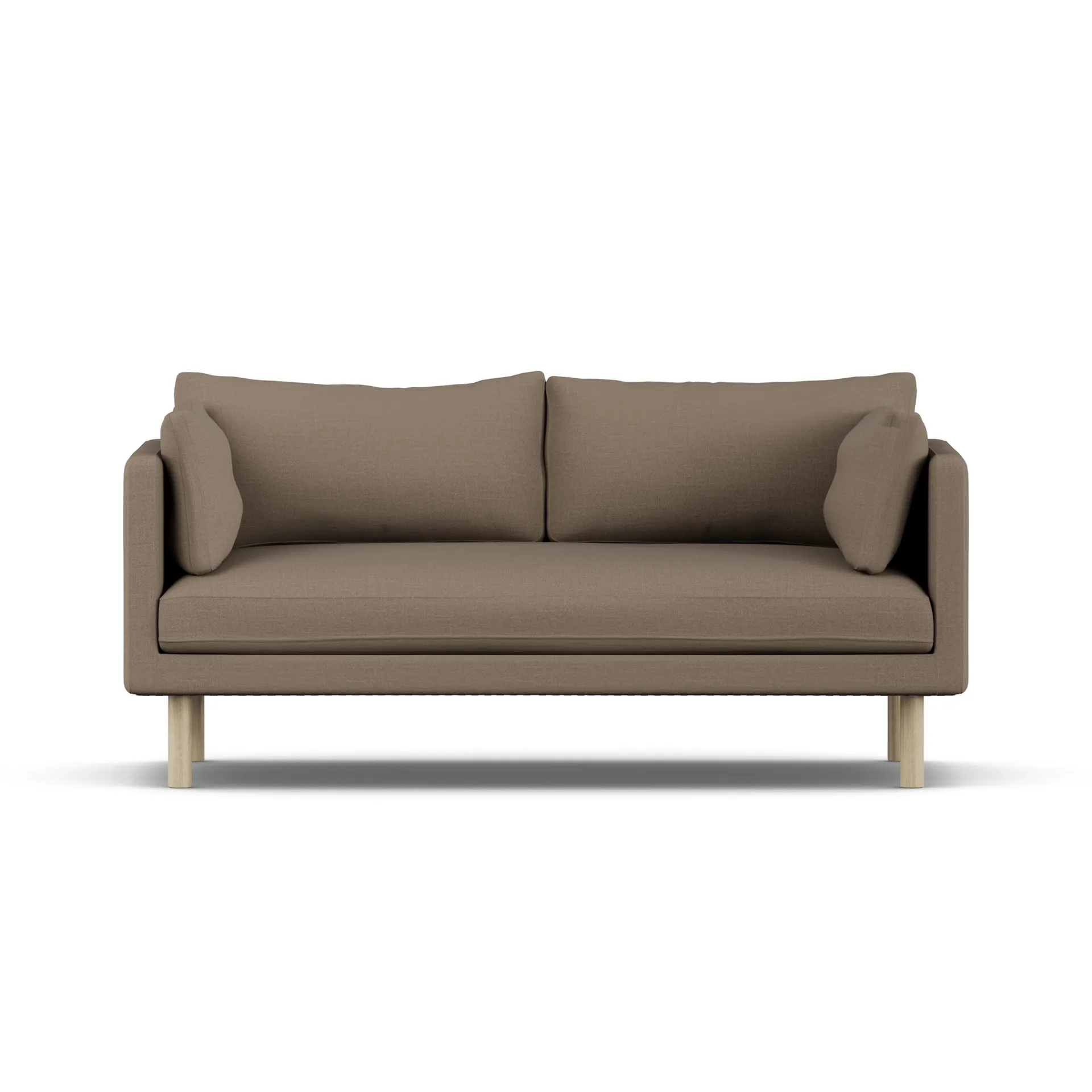 Linnevik sofa, Same Mole 6674-hvitoljet eik, 2-seters, uten skjørt 1898