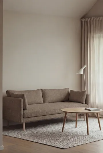 Linnevik sofa - Same Mole 6674-hvitoljet eik, 3-seters, uten skjørt - 1898
