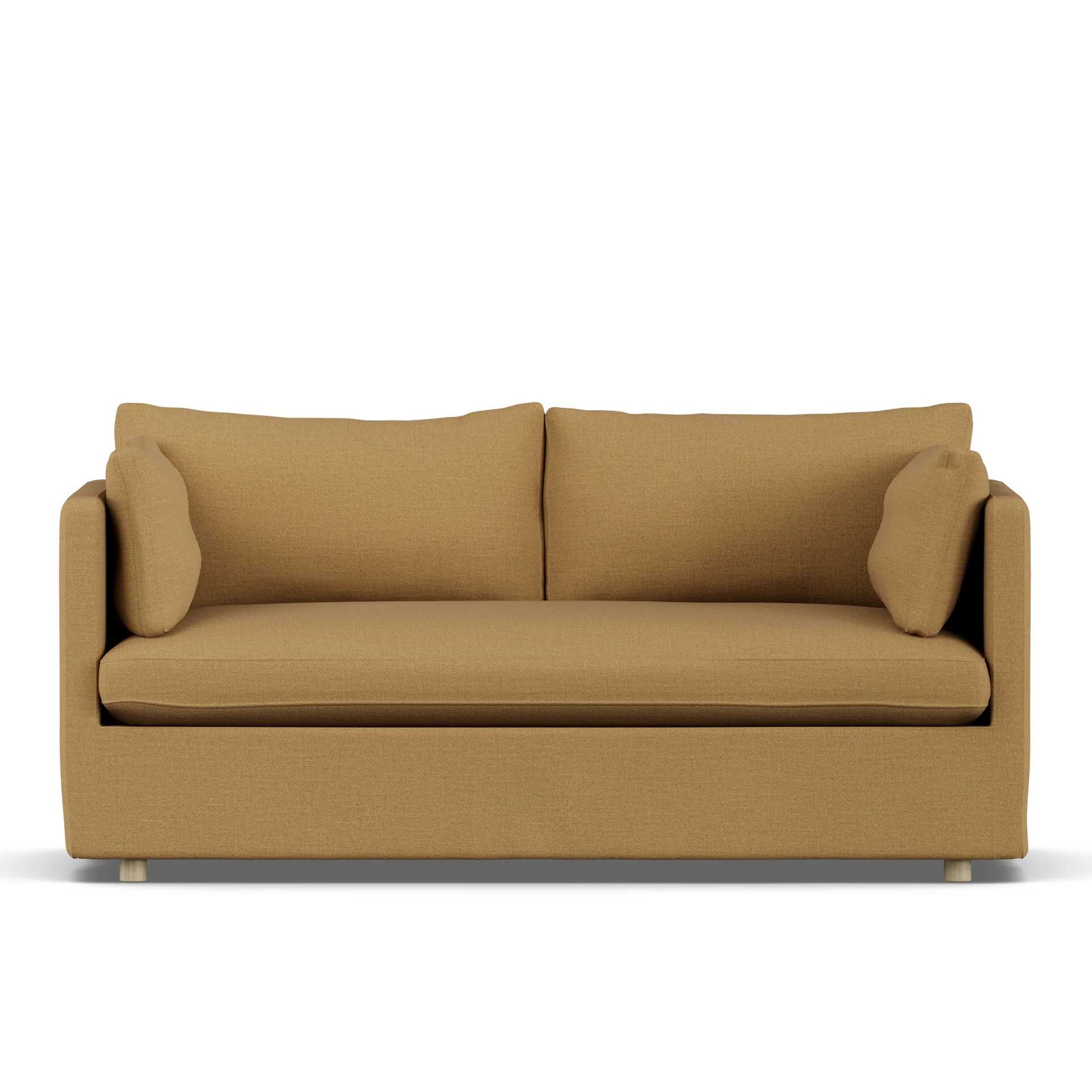 Linnevik sofa, Same Ochre 6676-hvitoljet eik, 2-seters, med skjørt 1898