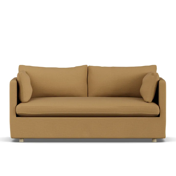 Linnevik sofa - Same Ochre 6676-hvitoljet eik, 2-seters, med skjørt - 1898