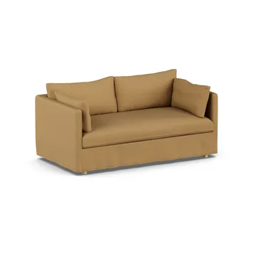 Linnevik sofa - Same Ochre 6676-hvitoljet eik, 2-seters, med skjørt - 1898
