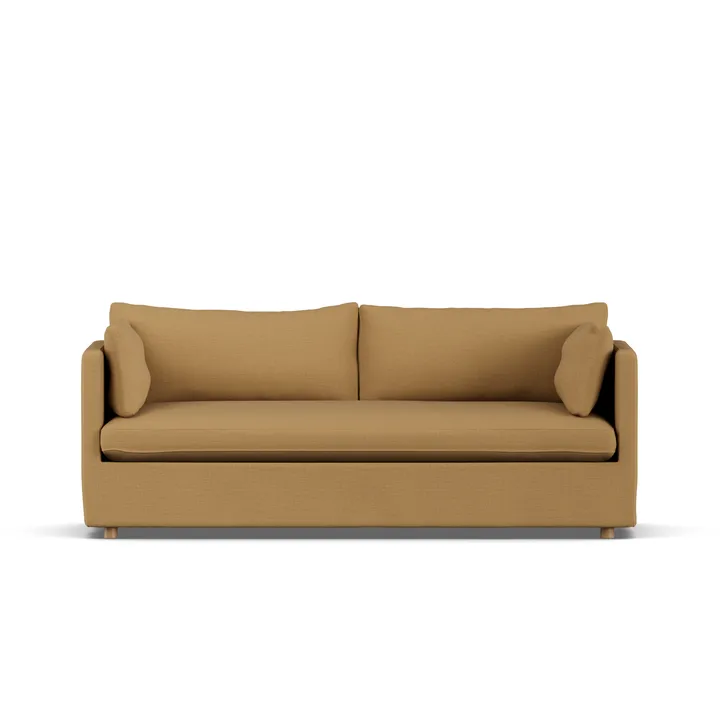 Linnevik sofa - Same Ochre 6676-hvitoljet eik, 3-seters, med skjørt - 1898