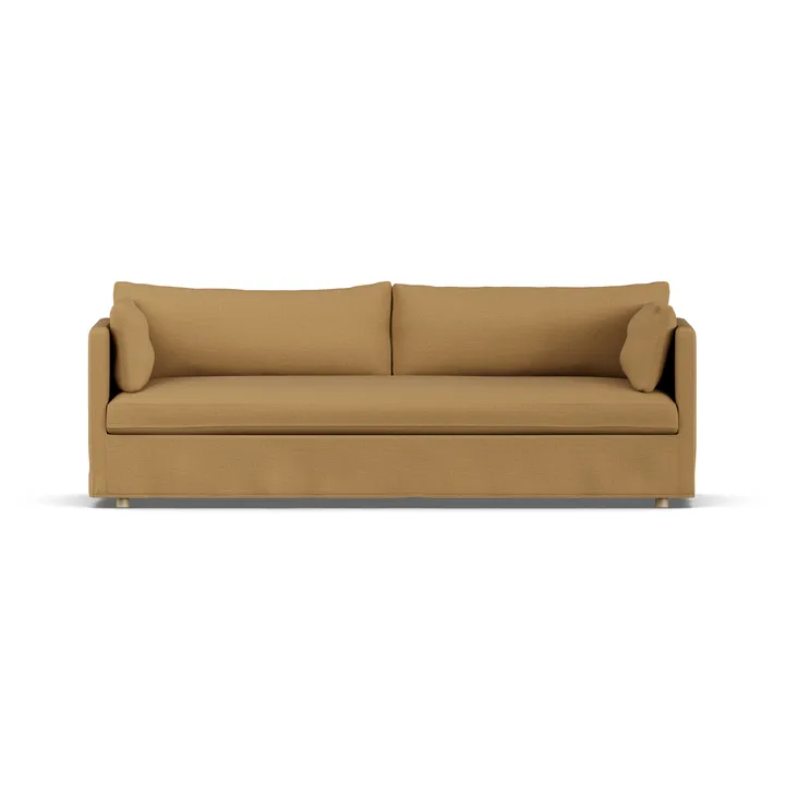Linnevik sofa - Same Ochre 6676-hvitoljet eik, 4-seters, med skjørt - 1898