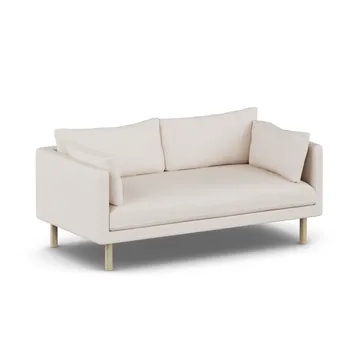 Linnevik sofa - Same Off White 6671-hvitoljet eik, 2-seters, uten skjørt - 1898