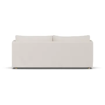 Linnevik sofa - Same Off White 6671-hvitoljet eik, 3-seters, med skjørt - 1898