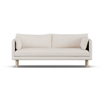Linnevik sofa - Same Off White 6671-hvitoljet eik, 3-seters, uten skjørt - 1898