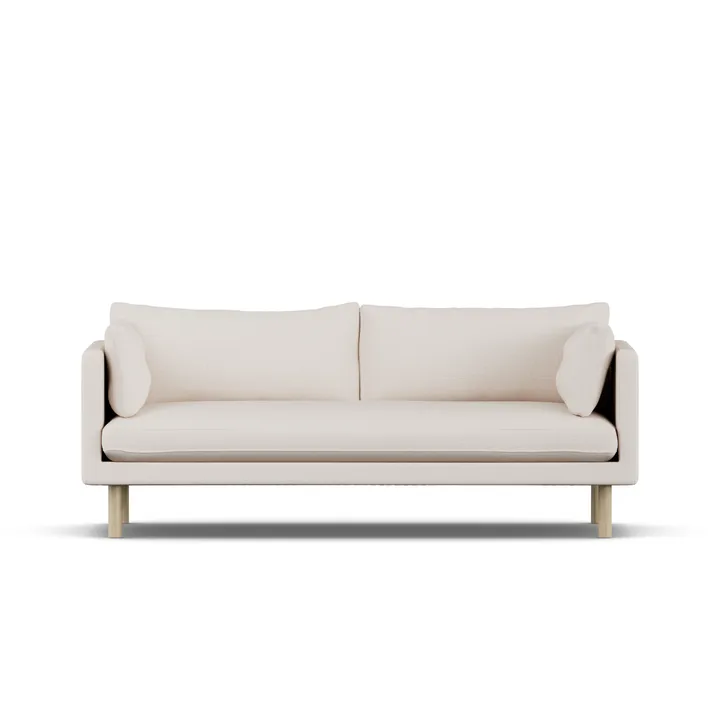 Linnevik sofa - Same Off White 6671-hvitoljet eik, 3-seters - 1898