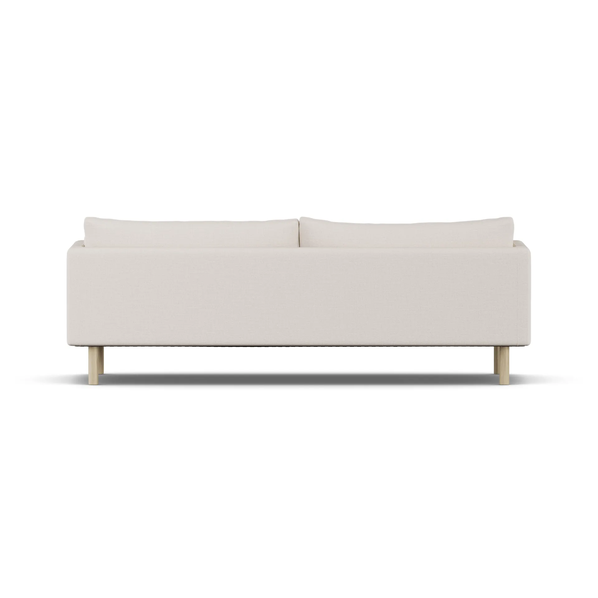 Linnevik sofa, Same Off White 6671-hvitoljet eik, 4-seters, uten skjørt 1898