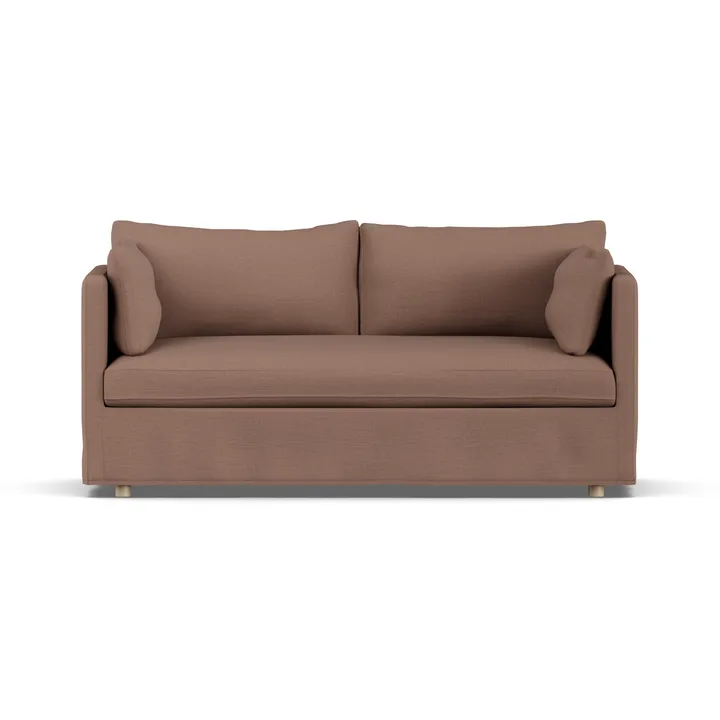 Linnevik sofa - Same Rust 6675-hvitoljet eik, 2-seters, med skjørt - 1898