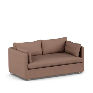 Linnevik sofa - Same Rust 6675-hvitoljet eik, 2-seters, med skjørt - 1898