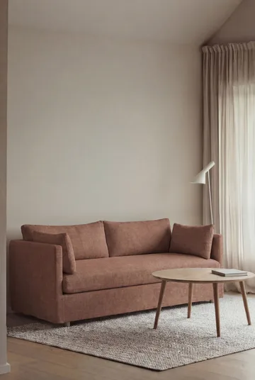 Linnevik sofa - Same Rust 6675-hvitoljet eik, 2-seters, med skjørt - 1898