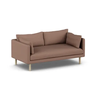 Linnevik sofa - Same Rust 6675-hvitoljet eik, 2-seters, uten skjørt - 1898