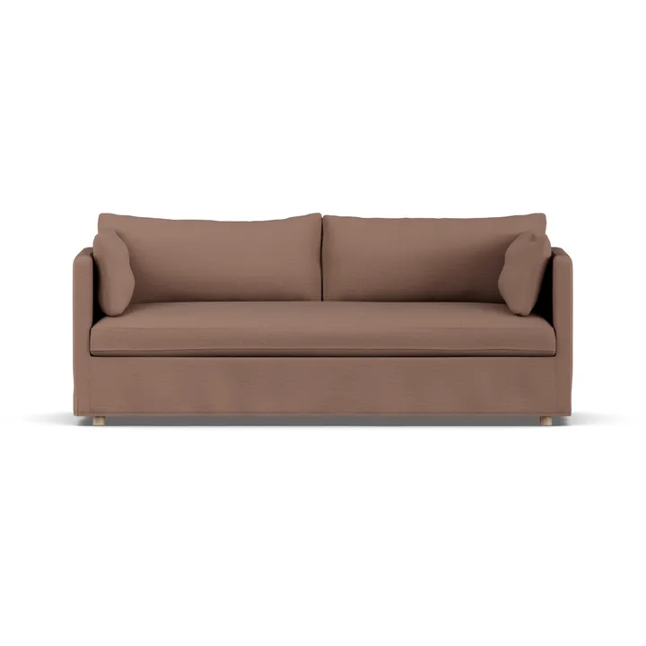Linnevik sofa - Same Rust 6675-hvitoljet eik, 3-seters, med skjørt - 1898