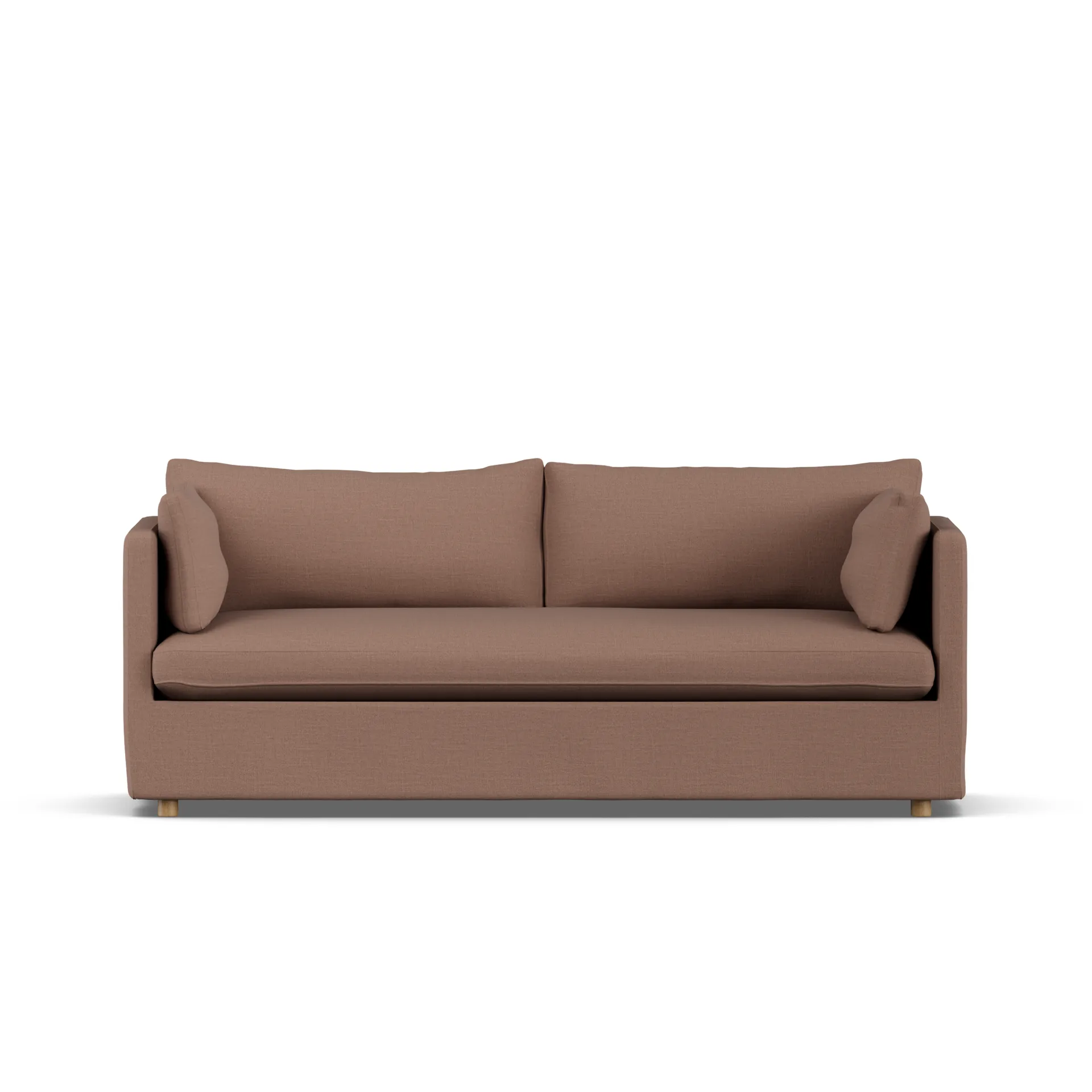 Linnevik sofa, Same Rust 6675-hvitoljet eik, 3-seters, med skjørt 1898