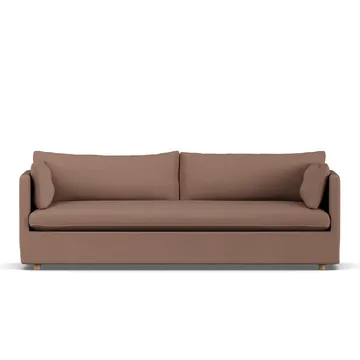 Linnevik sofa - Same Rust 6675-hvitoljet eik, 4-seters, med skjørt - 1898