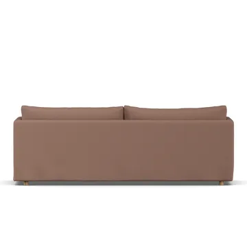 Linnevik sofa - Same Rust 6675-hvitoljet eik, 4-seters, med skjørt - 1898