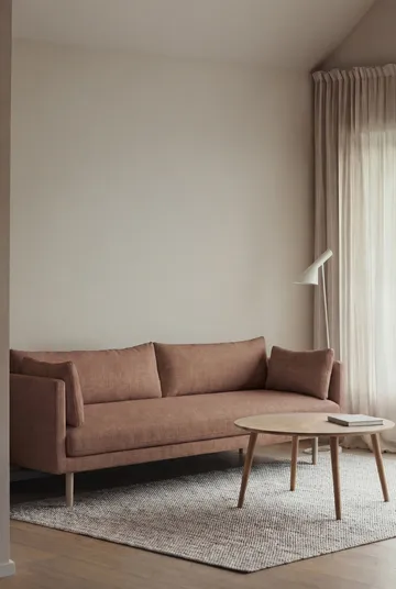 Linnevik sofa - Same Rust 6675-hvitoljet eik, 4-seters, uten skjørt - 1898