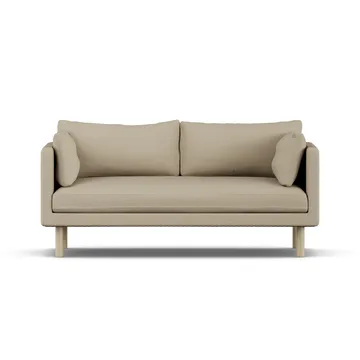 Linnevik sofa - Same Sand 6672-hvitoljet eik, 2-seters, uten skjørt - 1898