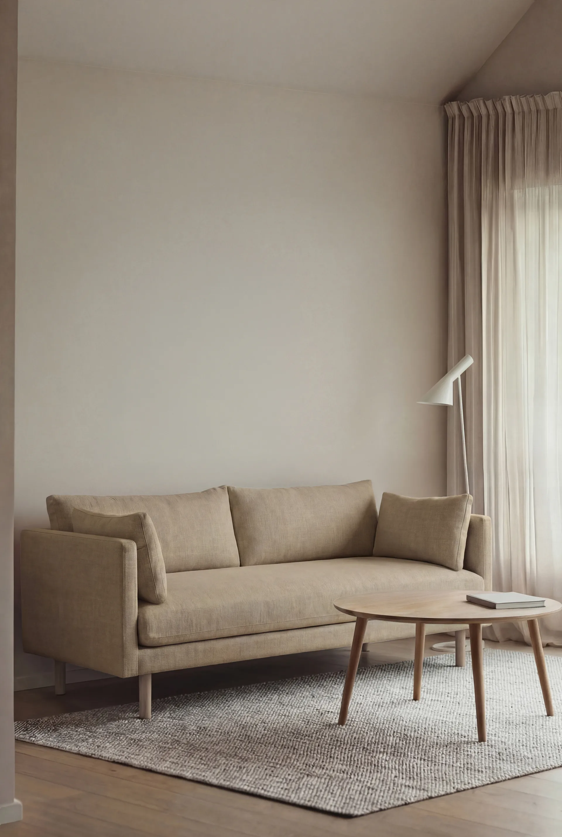 Linnevik sofa, Same Sand 6672-hvitoljet eik, 2-seters 1898