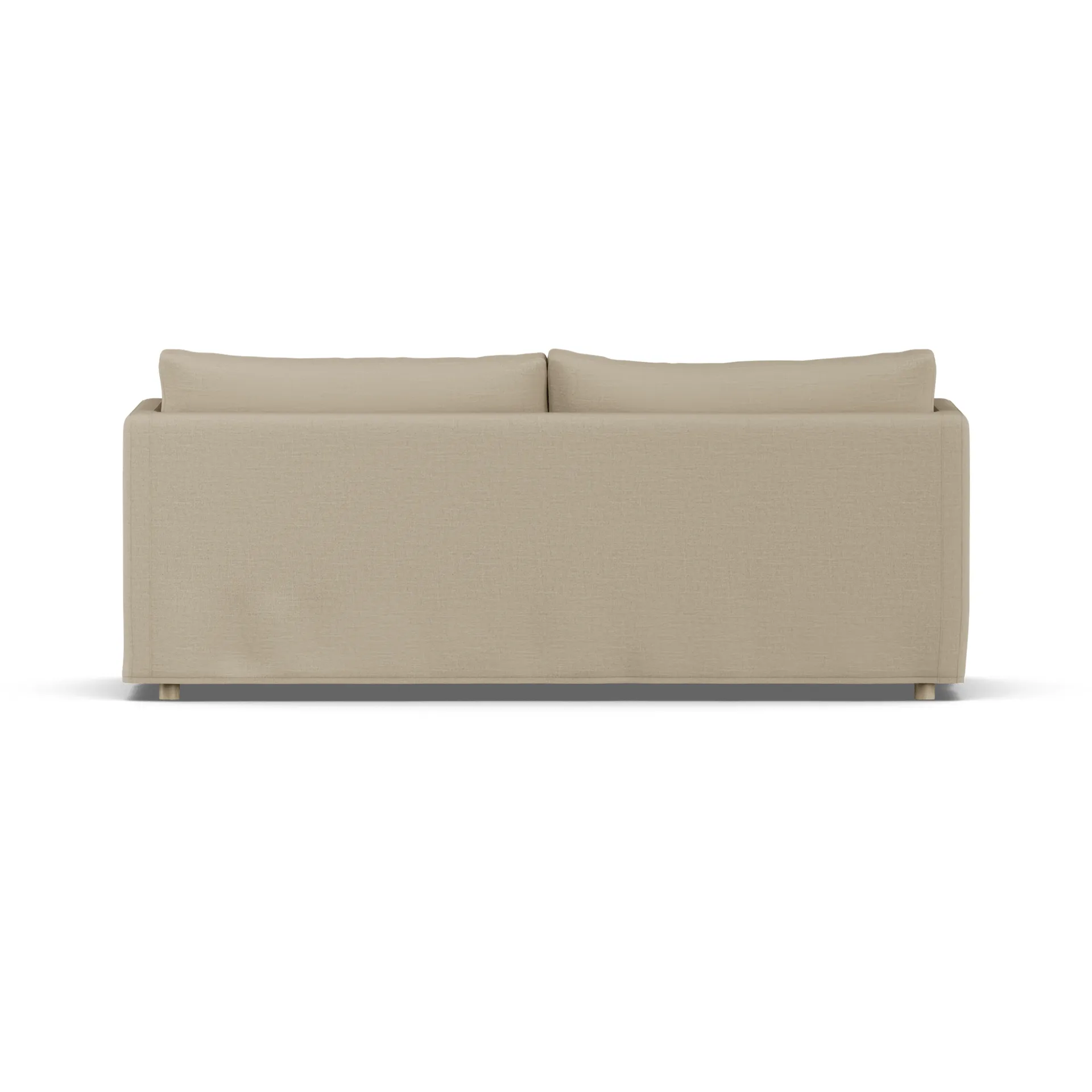 Linnevik sofa, Same Sand 6672-hvitoljet eik, 3-seters, med skjørt 1898