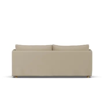 Linnevik sofa - Same Sand 6672-hvitoljet eik, 3-seters, med skjørt - 1898