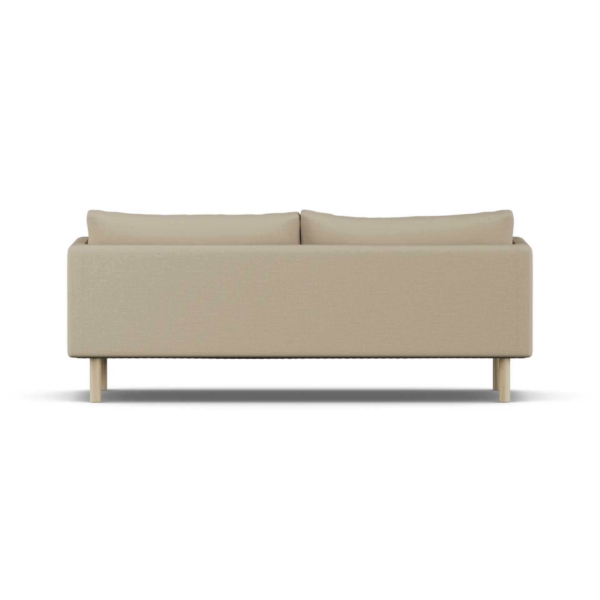Linnevik sofa, Same Sand 6672-hvitoljet eik, 3-seters, uten skjørt 1898