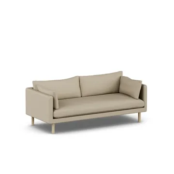 Linnevik sofa - Same Sand 6672-hvitoljet eik, 3-seters - 1898